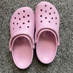 Baby pink crocs!